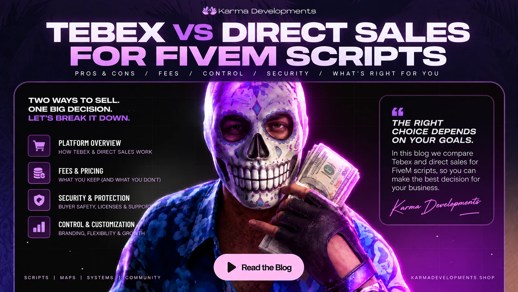 Tebex vs Direct Sales for FiveM Scripts