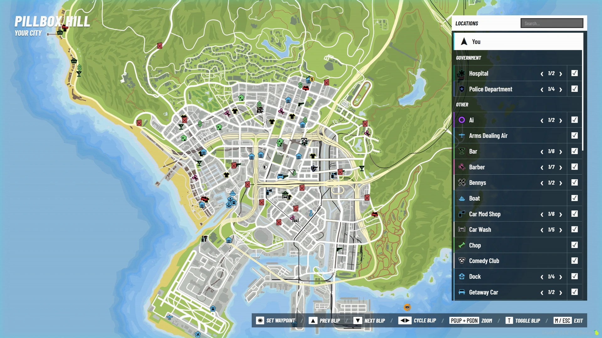 Fivem - PAUSE MENU & MINIMAP V System preview 3
