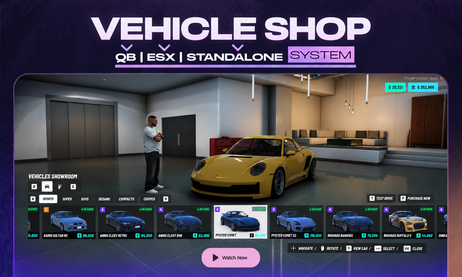 Fivem - VEHICLE SHOP V System